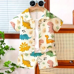 Toddler Dinosaur Print Outfit Set