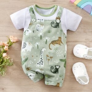 Infant's Zoo Animal Bodysuit