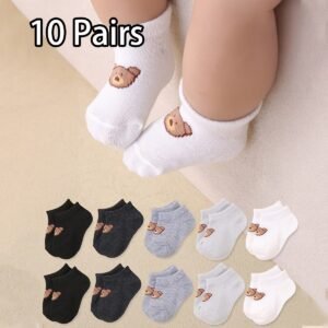 10-Pair Summer Socks for Infants and Toddlers