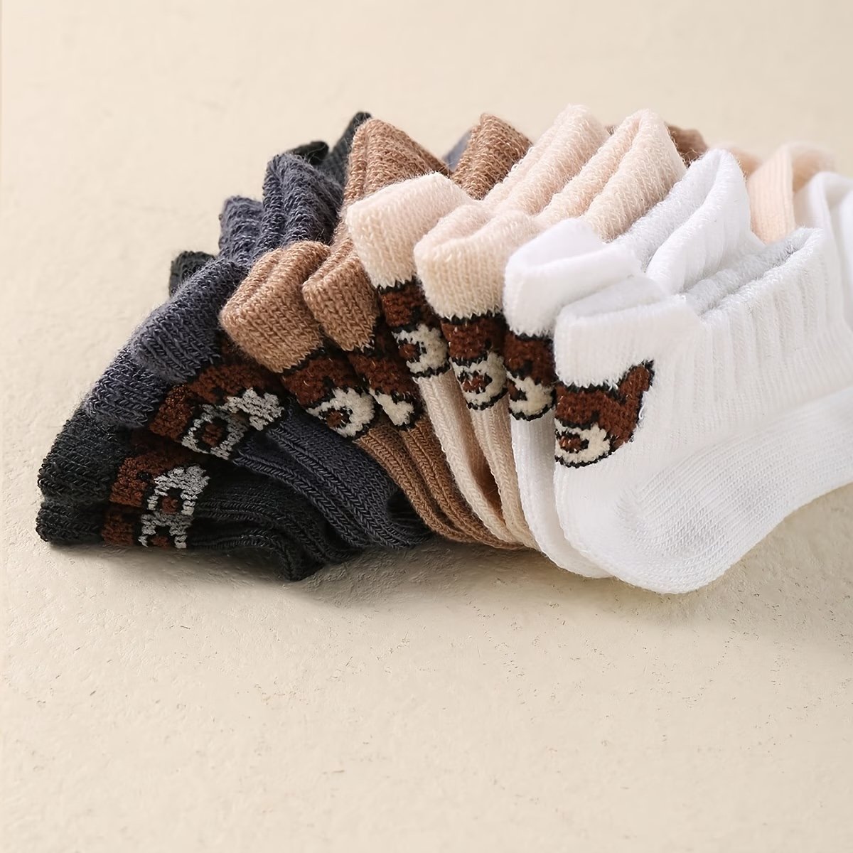 5 Pairs Baby Breathable Short Socks - Image 2