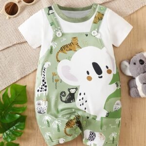 Summer Baby Koala Romper